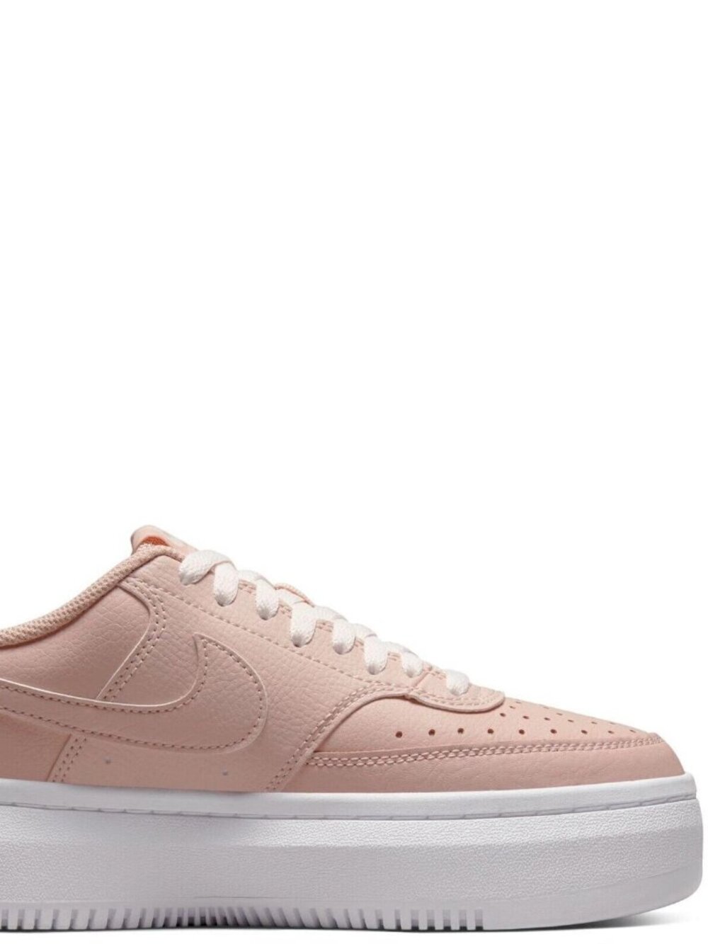 Nike Court Vision Alta Sneakers Womens 9 Pink Oxford White Shoes DM0113-600